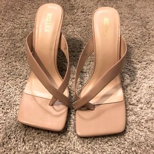 Nude sandals